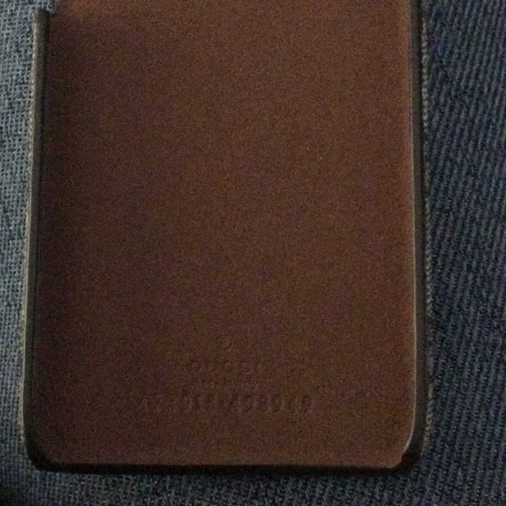 Brown Gucci I phone case